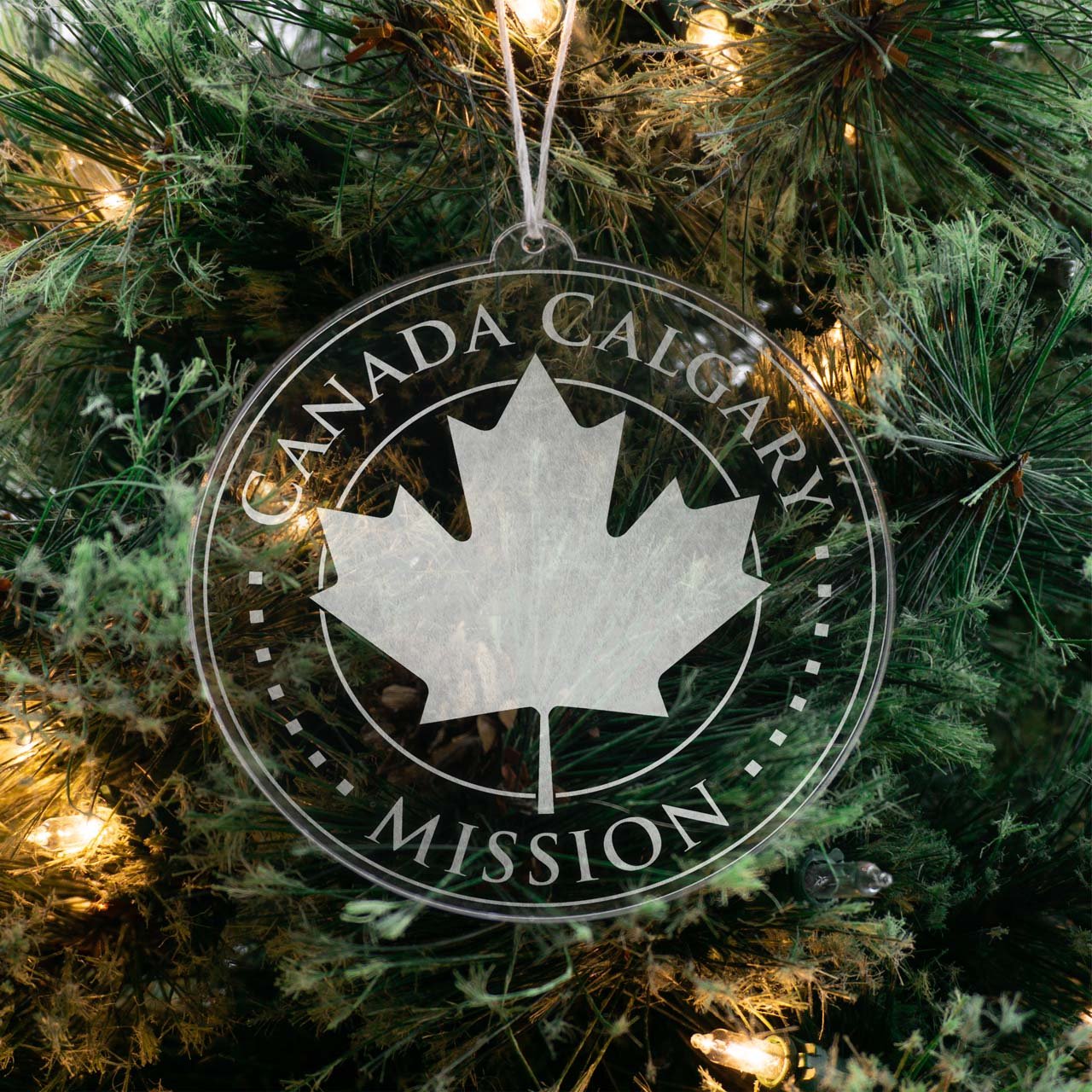 Canada Calgary Mission Christmas Ornament - Latter-Day Saint LDS Missionary Gift - Book of Mormon