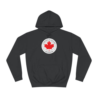 Canada Calgary Mission Flag Logo (White Border) College Hoodie - Latter-Day Saint LDS Missionary Gift - Book of Mormon