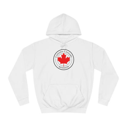 Canada Calgary Mission Flag Logo (White Border) College Hoodie - Latter-Day Saint LDS Missionary Gift - Book of Mormon