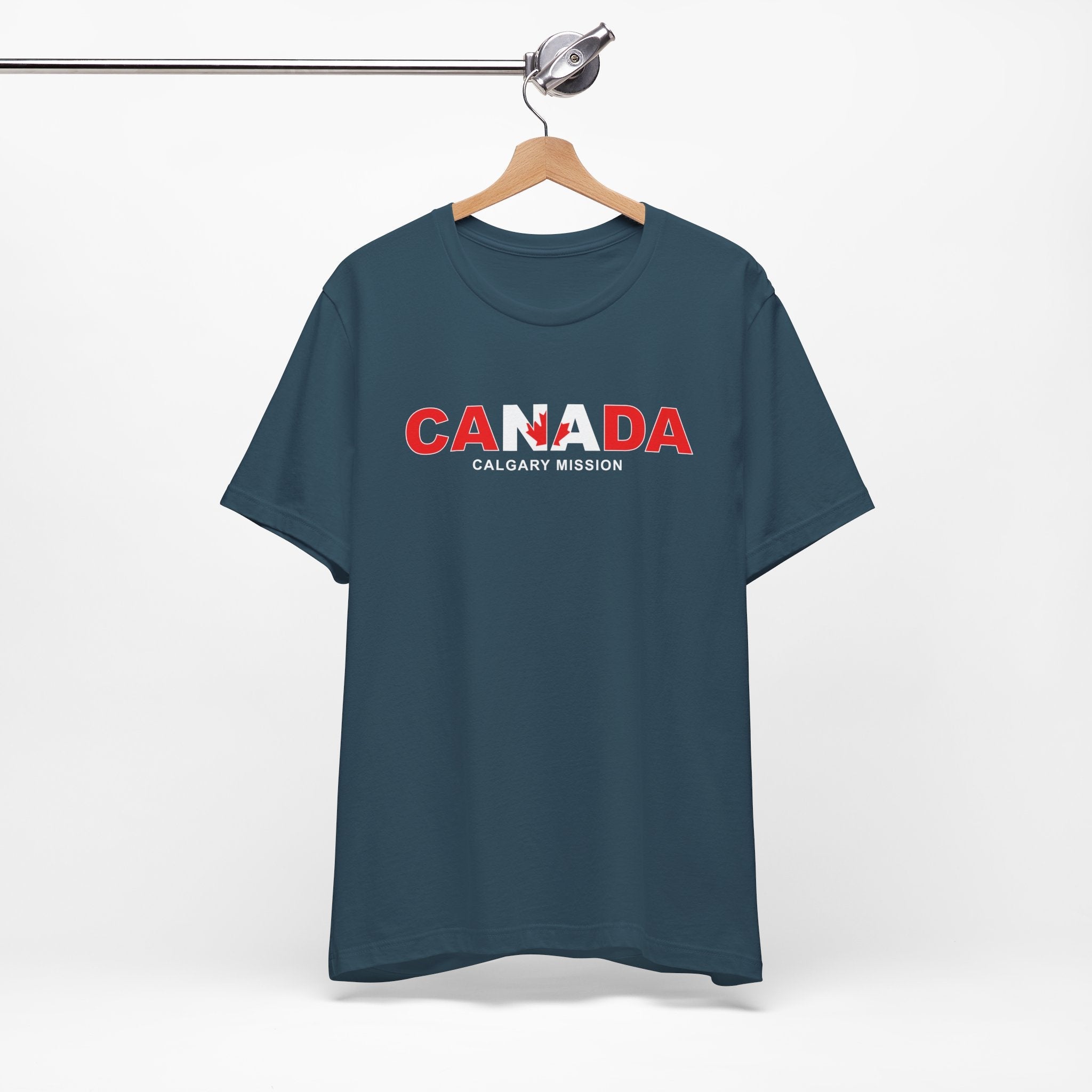 Canada Calgary Mission Flag Title T-shirt - Latter-Day Saint LDS Missionary Gift - Book of Mormon