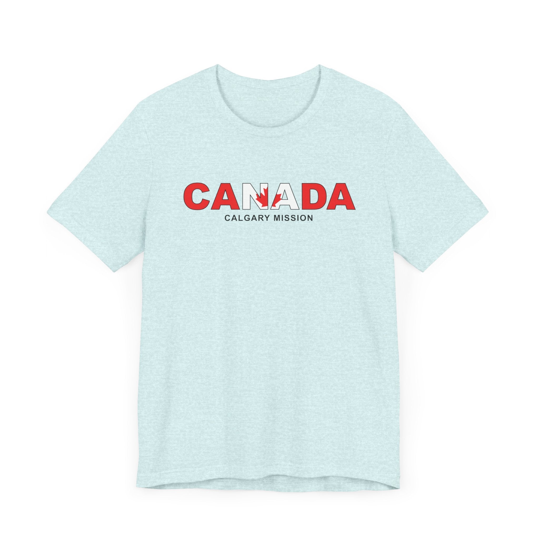 Canada Calgary Mission Flag Title T-shirt - Latter-Day Saint LDS Missionary Gift - Book of Mormon