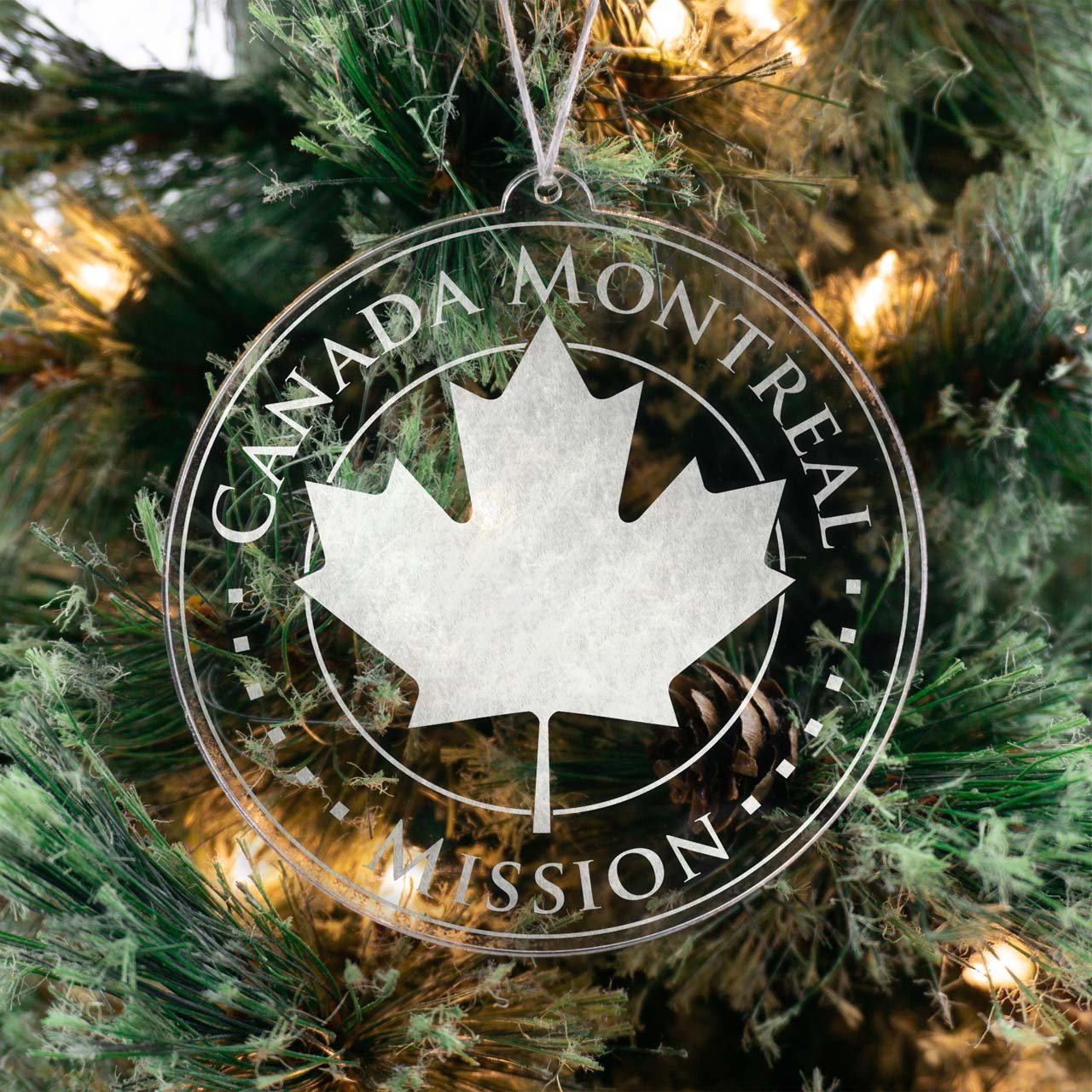 Canada Montreal Mission Christmas Ornament - Latter-Day Saint LDS Missionary Gift - Book of Mormon