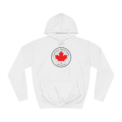 Canada Montreal Mission Flag Logo (White Border) College Hoodie - Latter-Day Saint LDS Missionary Gift - Book of Mormon