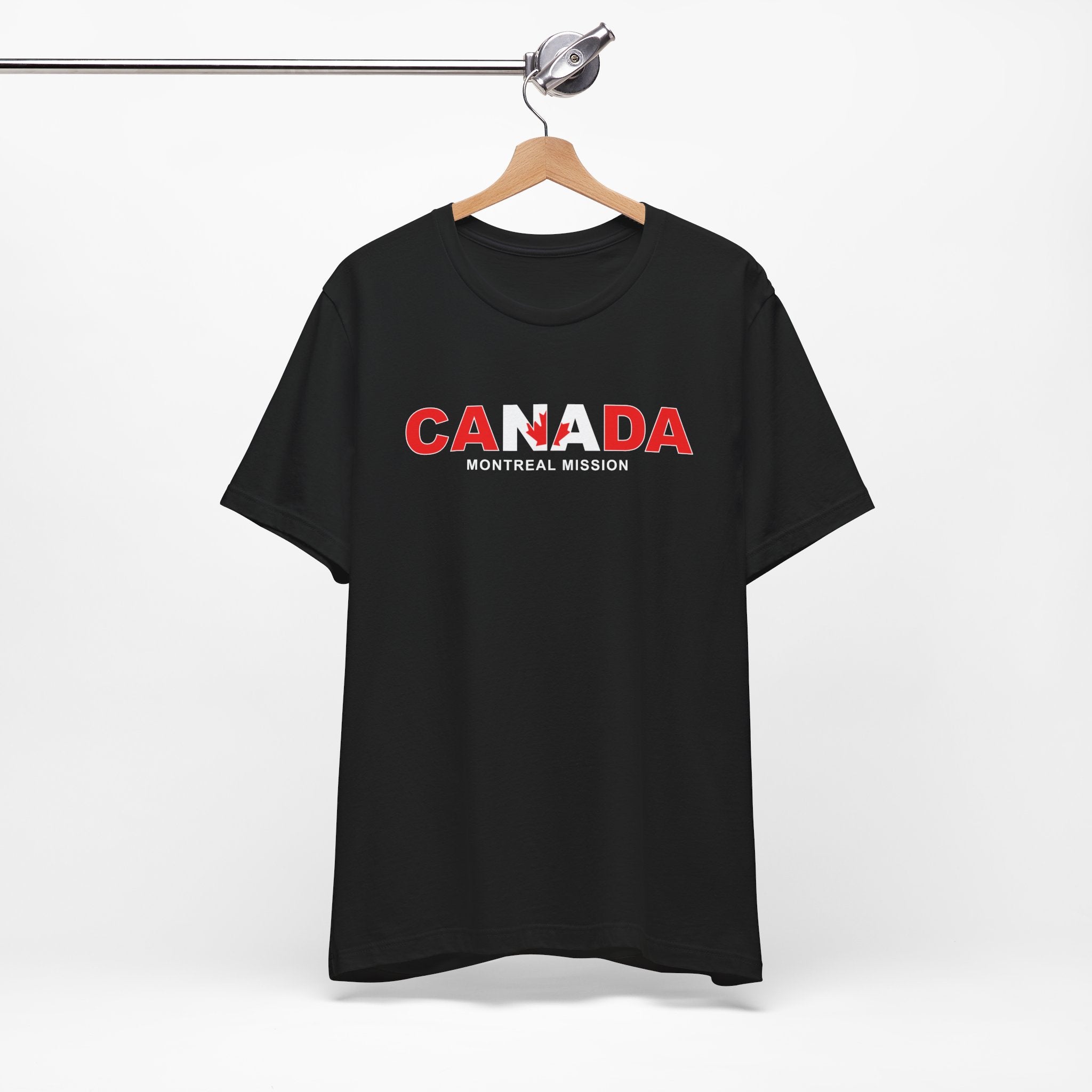 Canada Montreal Mission Flag Title T-shirt - Latter-Day Saint LDS Missionary Gift - Book of Mormon