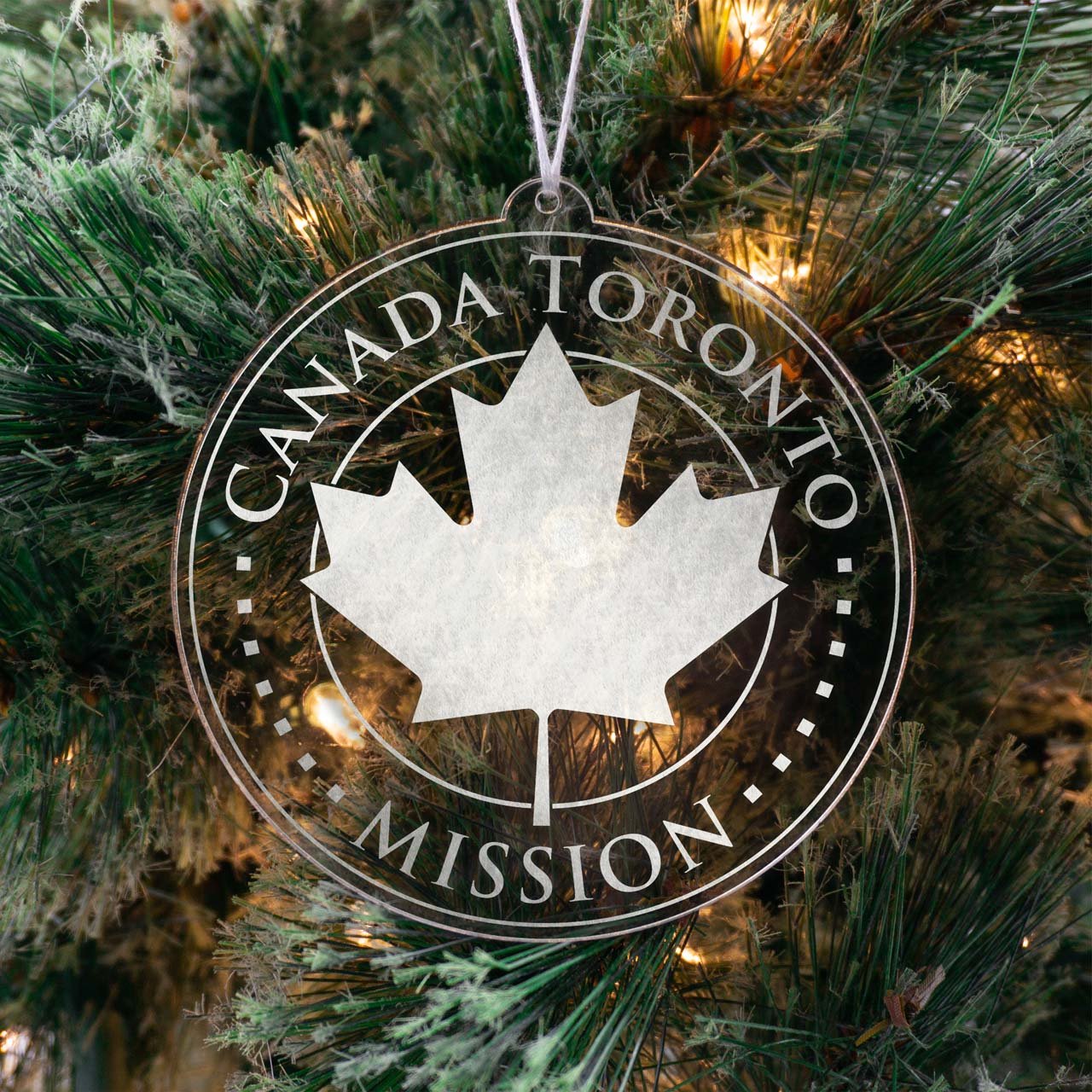 Canada Toronto Mission Christmas Ornament - Latter-Day Saint LDS Missionary Gift - Book of Mormon