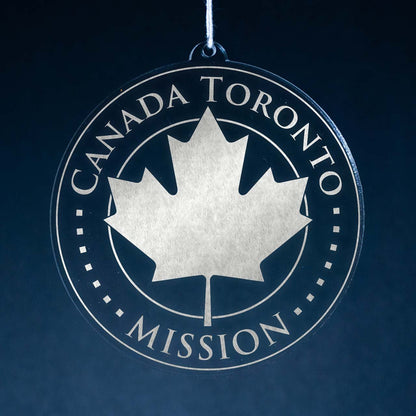 Canada Toronto Mission Christmas Ornament - Latter-Day Saint LDS Missionary Gift - Book of Mormon