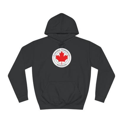 Canada Toronto Mission Flag Logo (White Border) College Hoodie - Latter-Day Saint LDS Missionary Gift - Book of Mormon