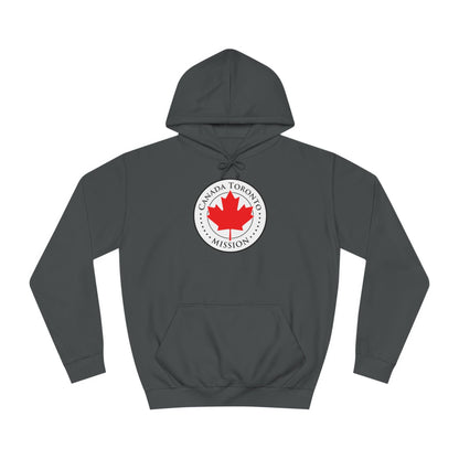 Canada Toronto Mission Flag Logo (White Border) College Hoodie - Latter-Day Saint LDS Missionary Gift - Book of Mormon