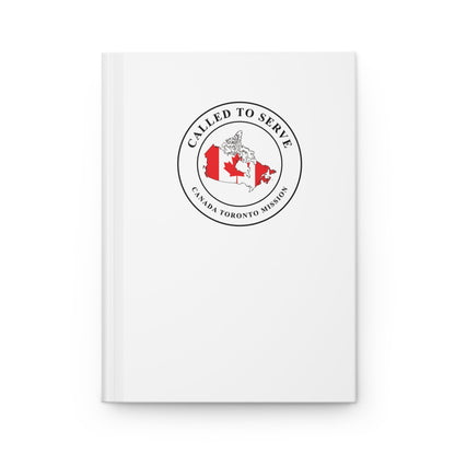 Canada Toronto Mission Flag Map Called to Serve White Hardcover Journal Matte - Latter-Day Saint LDS Missionary Gift - Book of Mormon