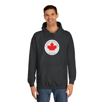 Canada Vancouver Mission Flag Logo (White Border) College Hoodie - Latter-Day Saint LDS Missionary Gift - Book of Mormon