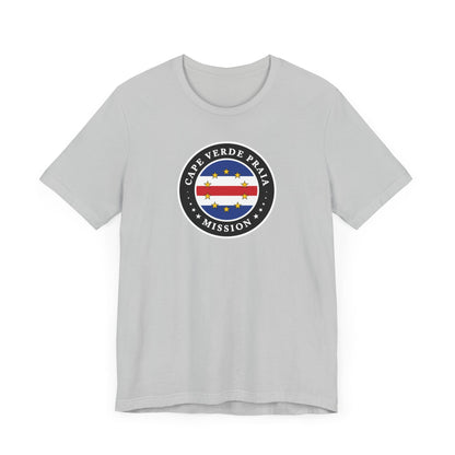 Cape Verde Praia Mission Flag Logo (Black Border) T-shirt - Latter-Day Saint LDS Missionary Gift - Book of Mormon