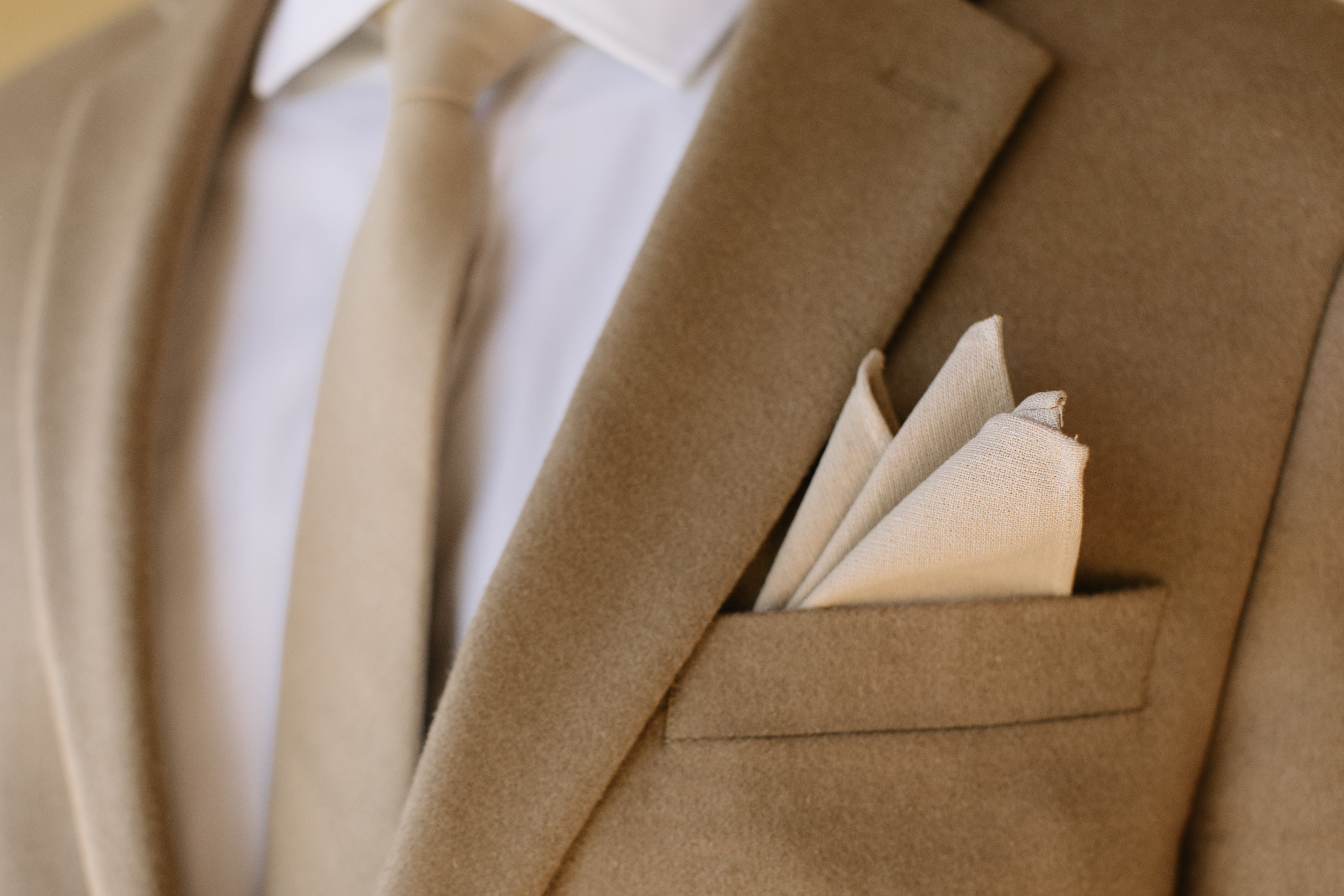 Champagne Men's Tie