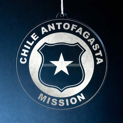 Chile Antofagasta Mission Christmas Ornament - Latter-Day Saint LDS Missionary Gift - Book of Mormon