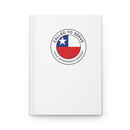 Chile Antofagasta Mission Circle Flag Called to Serve White Hardcover Journal Matte - Latter-Day Saint LDS Missionary Gift - Book of Mormon