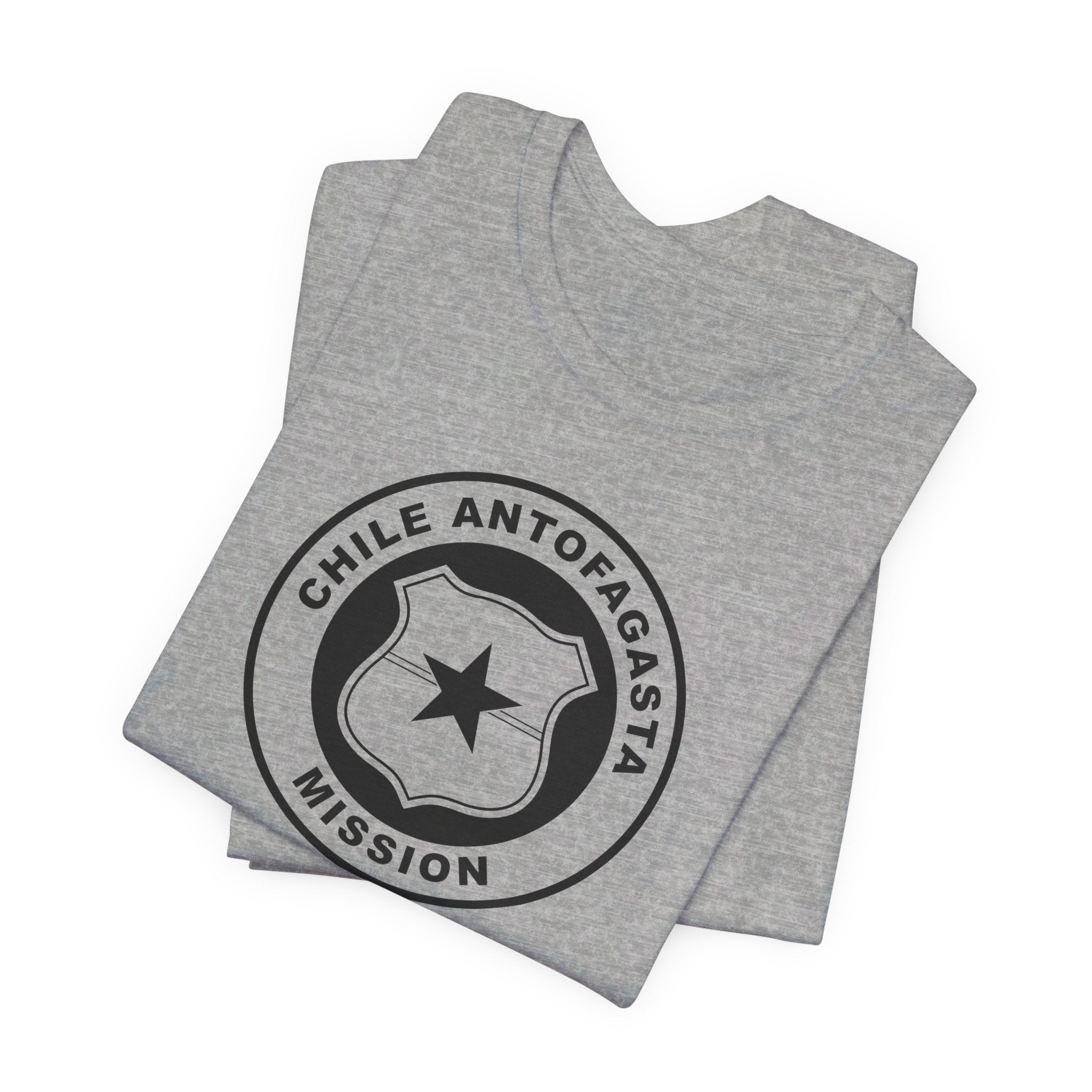 Chile Antofagasta Mission Circular Monochrome Logo T-Shirt - Latter-Day Saint LDS Missionary Gift - Book of Mormon