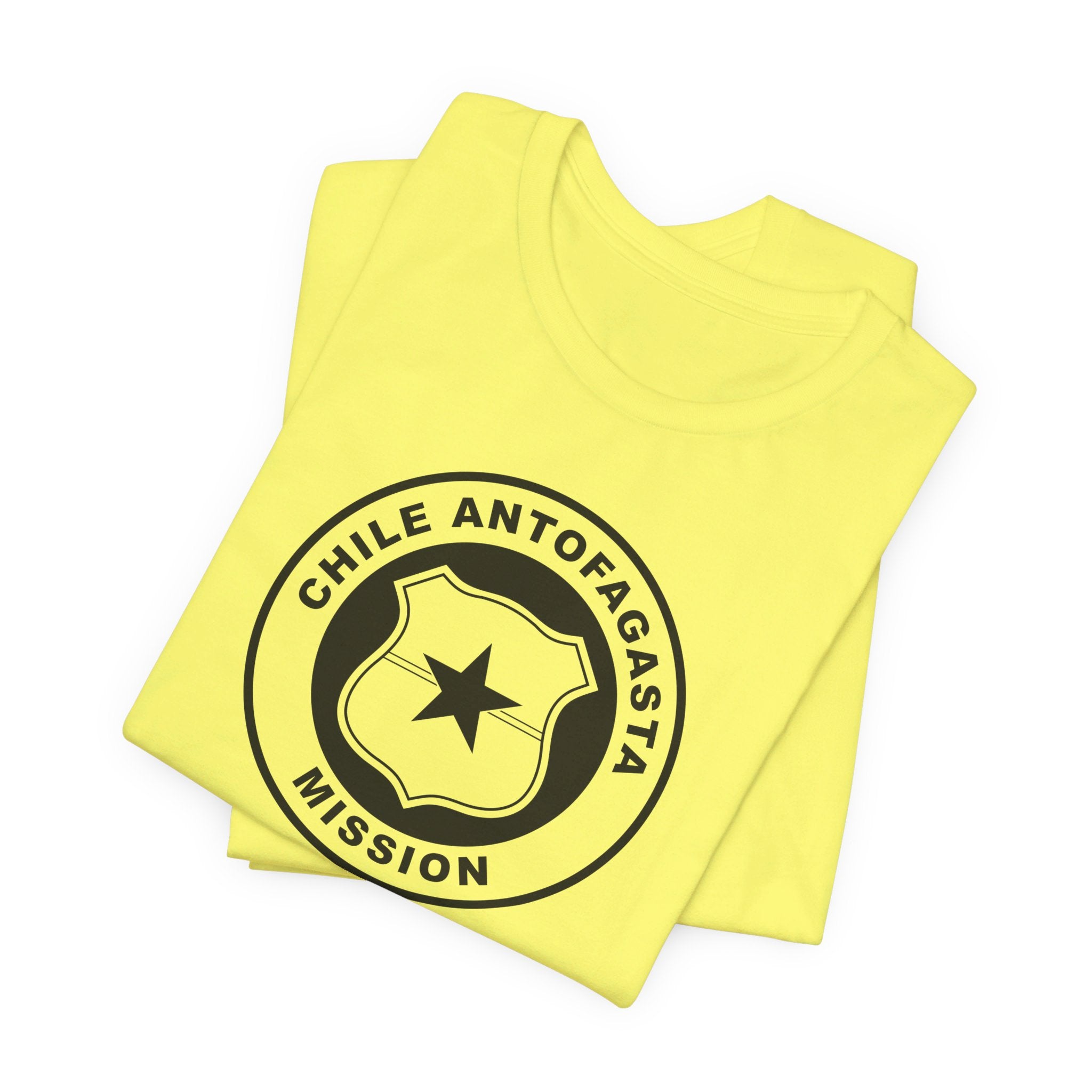 Chile Antofagasta Mission Circular Monochrome Logo T-Shirt - Latter-Day Saint LDS Missionary Gift - Book of Mormon