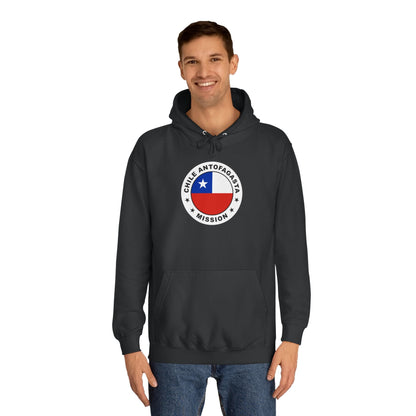 Chile Antofagasta Mission Flag Logo (White Border) College Hoodie - Latter-Day Saint LDS Missionary Gift - Book of Mormon