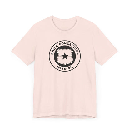 Chile Concepcion Mission Circular Monochrome Logo T-Shirt - Latter-Day Saint LDS Missionary Gift - Book of Mormon