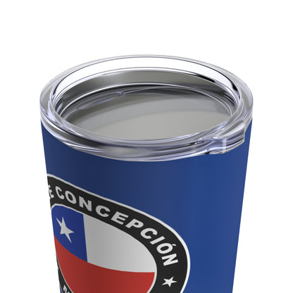 Chile Concepcion Mission Flag Logo Tumbler 20oz Blue - Latter-Day Saint LDS Missionary Gift - Book of Mormon