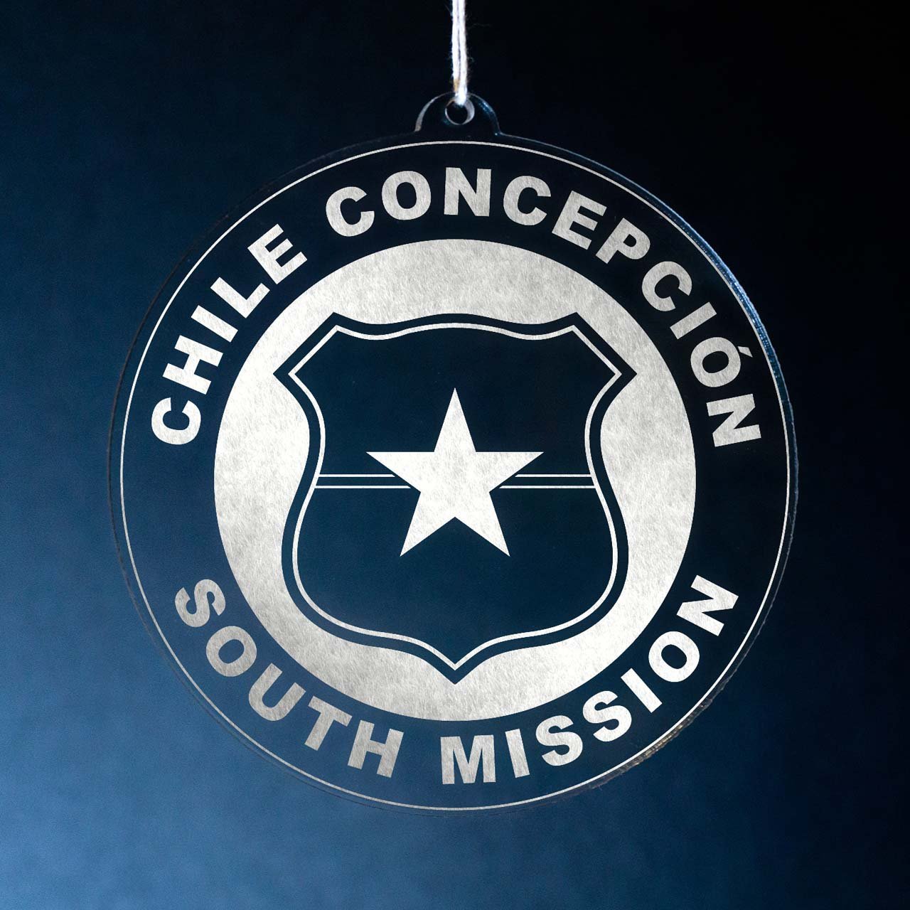 Chile Concepcion South Mission Christmas Ornament - Latter-Day Saint LDS Missionary Gift - Book of Mormon