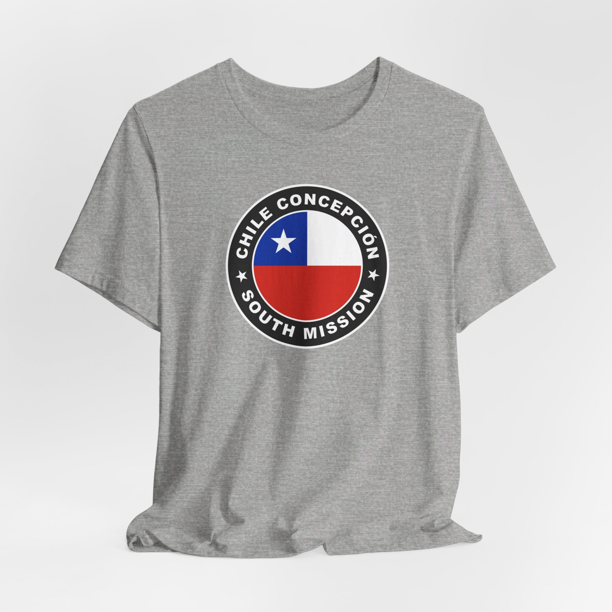 Chile Concepcion South Mission Circular Flag T-shirt - Latter-Day Saint LDS Missionary Gift - Book of Mormon