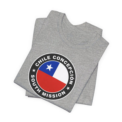 Chile Concepcion South Mission Circular Flag T-shirt - Latter-Day Saint LDS Missionary Gift - Book of Mormon