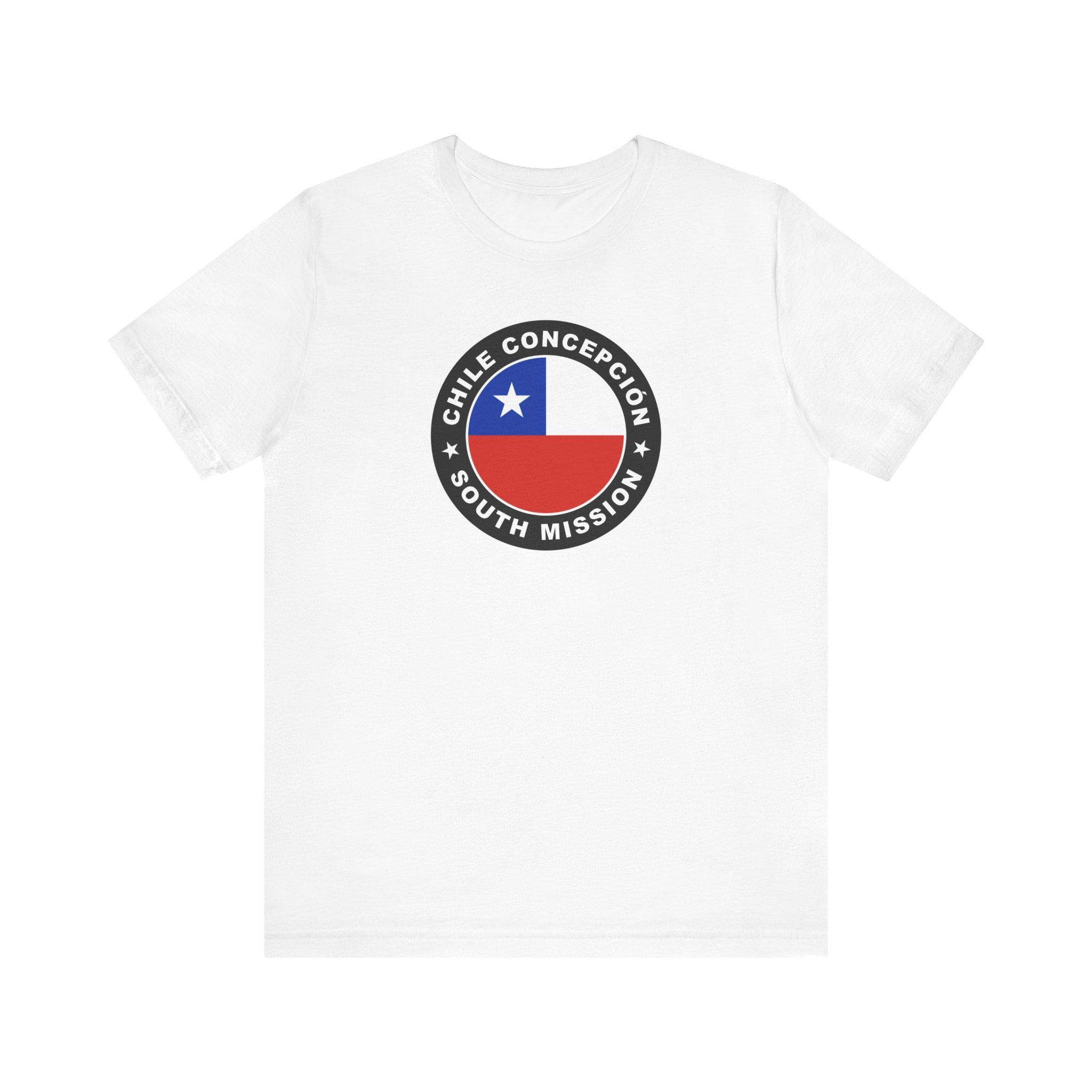 Chile Concepcion South Mission Circular Flag T-shirt - Latter-Day Saint LDS Missionary Gift - Book of Mormon