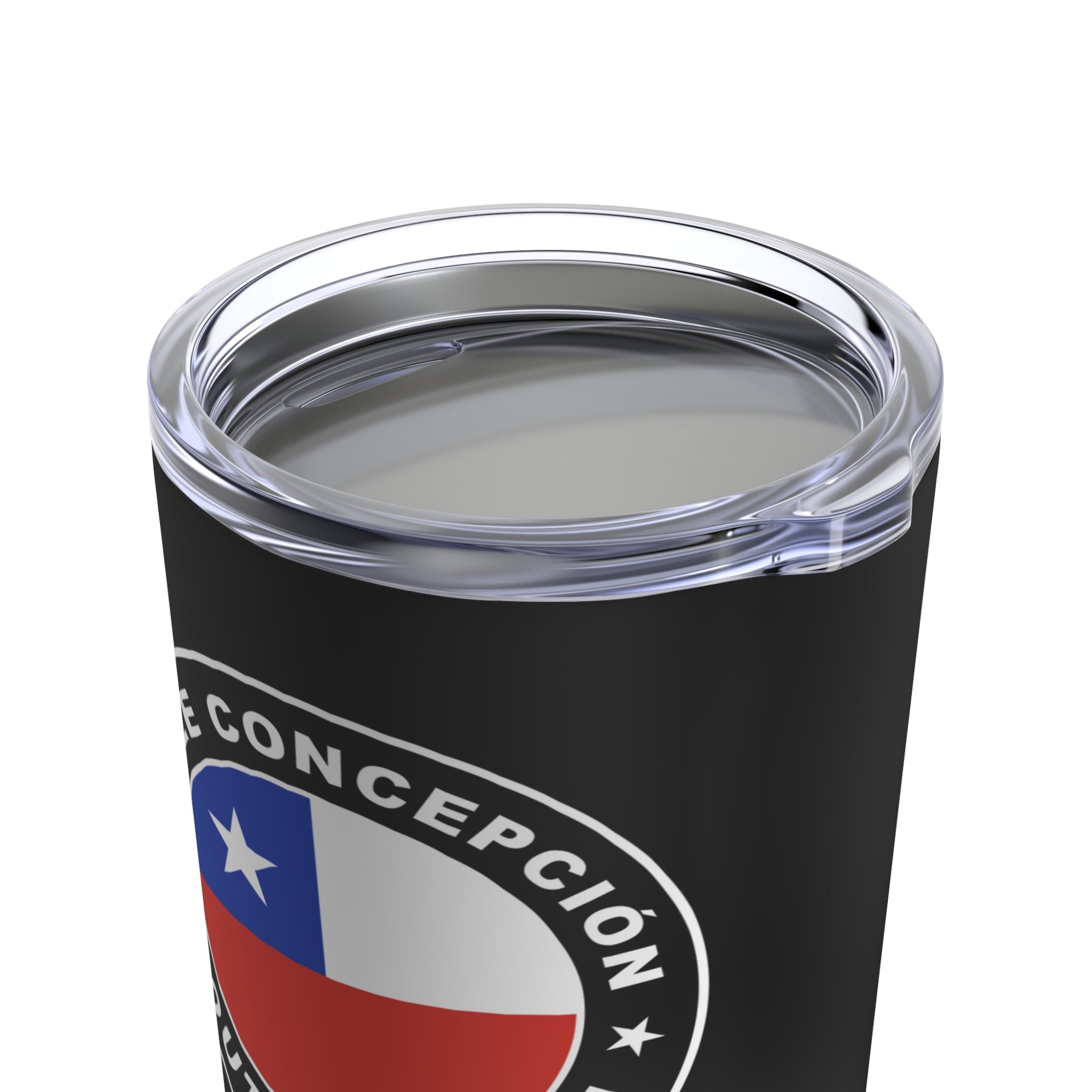 Chile Concepcion South Mission Flag Logo Tumbler 20oz Black - Latter-Day Saint LDS Missionary Gift - Book of Mormon