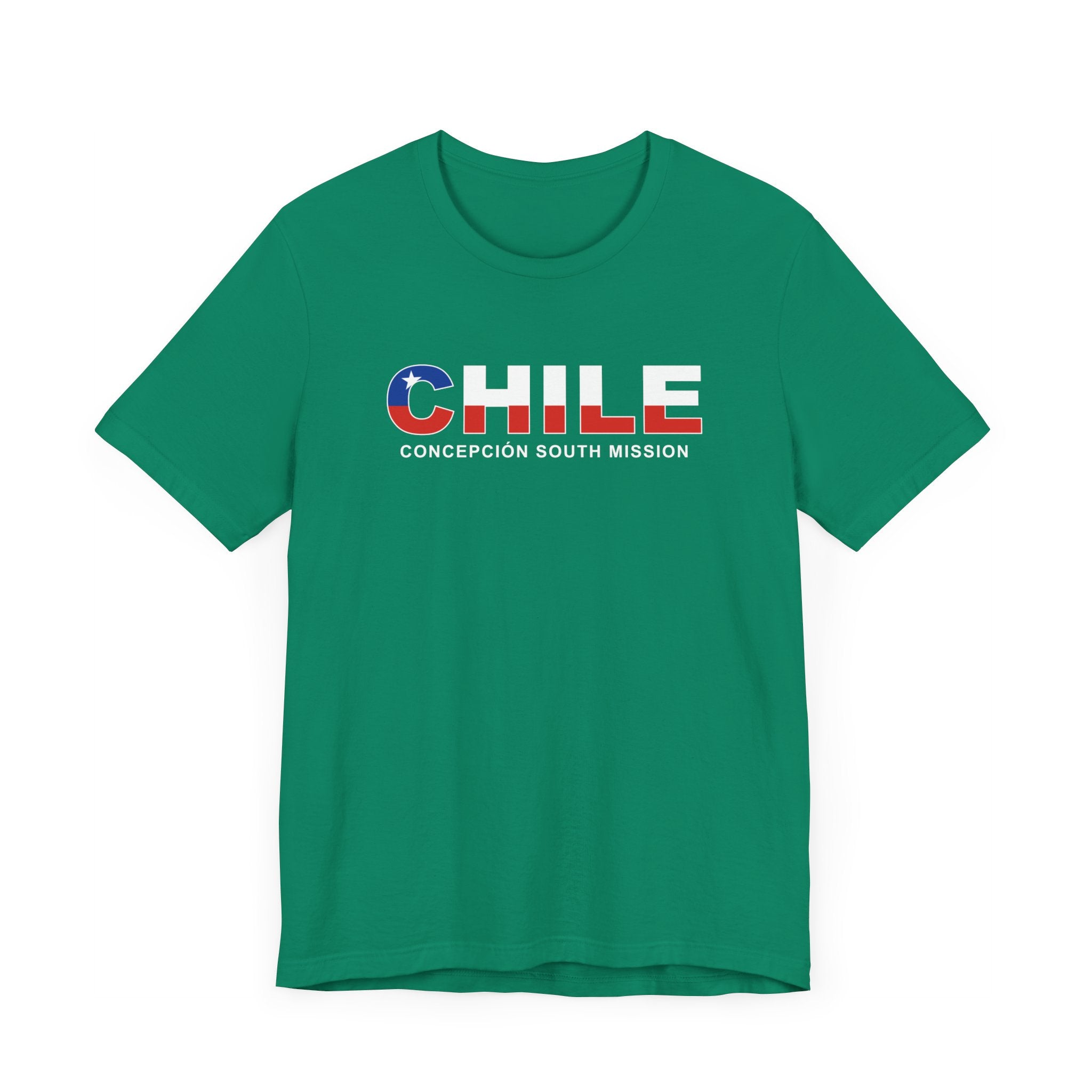 Chile Concepcion South Mission Flag Title T-shirt - Latter-Day Saint LDS Missionary Gift - Book of Mormon