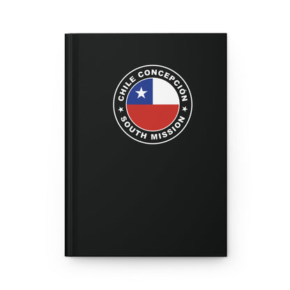Chile Concepcion South Mission Logo Design Black Hardcover Journal Matte - Latter-Day Saint LDS Missionary Gift - Book of Mormon