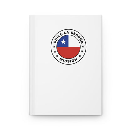 Chile La Serena Mission Logo Design White Hardcover Journal Matte - Latter-Day Saint LDS Missionary Gift - Book of Mormon