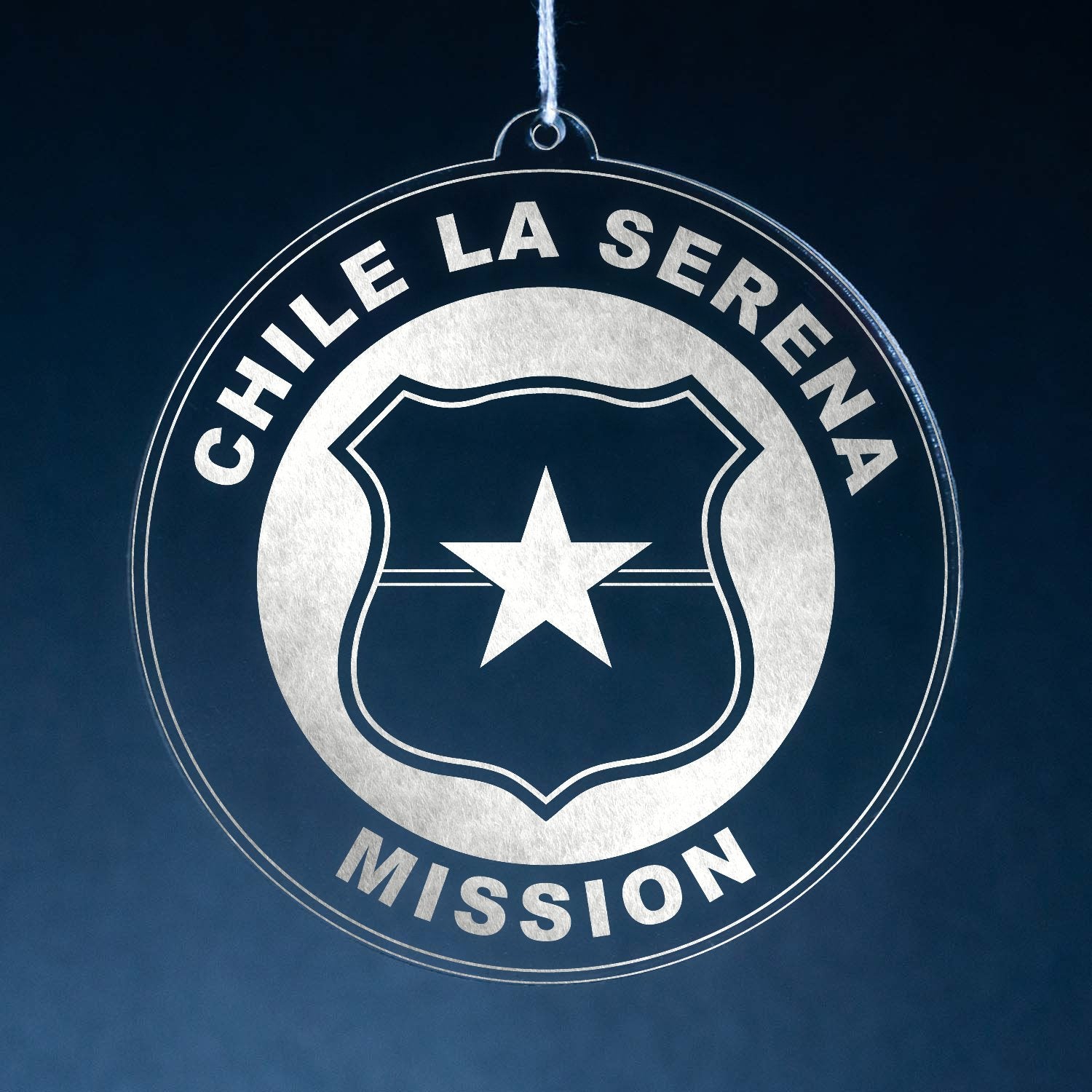 LDS Chile La Serena Mission Christmas Ornament