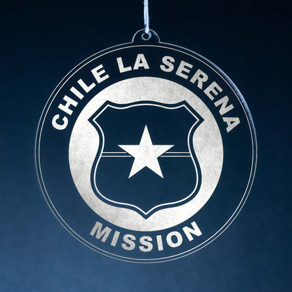 LDS Chile La Serena Mission Christmas Ornament