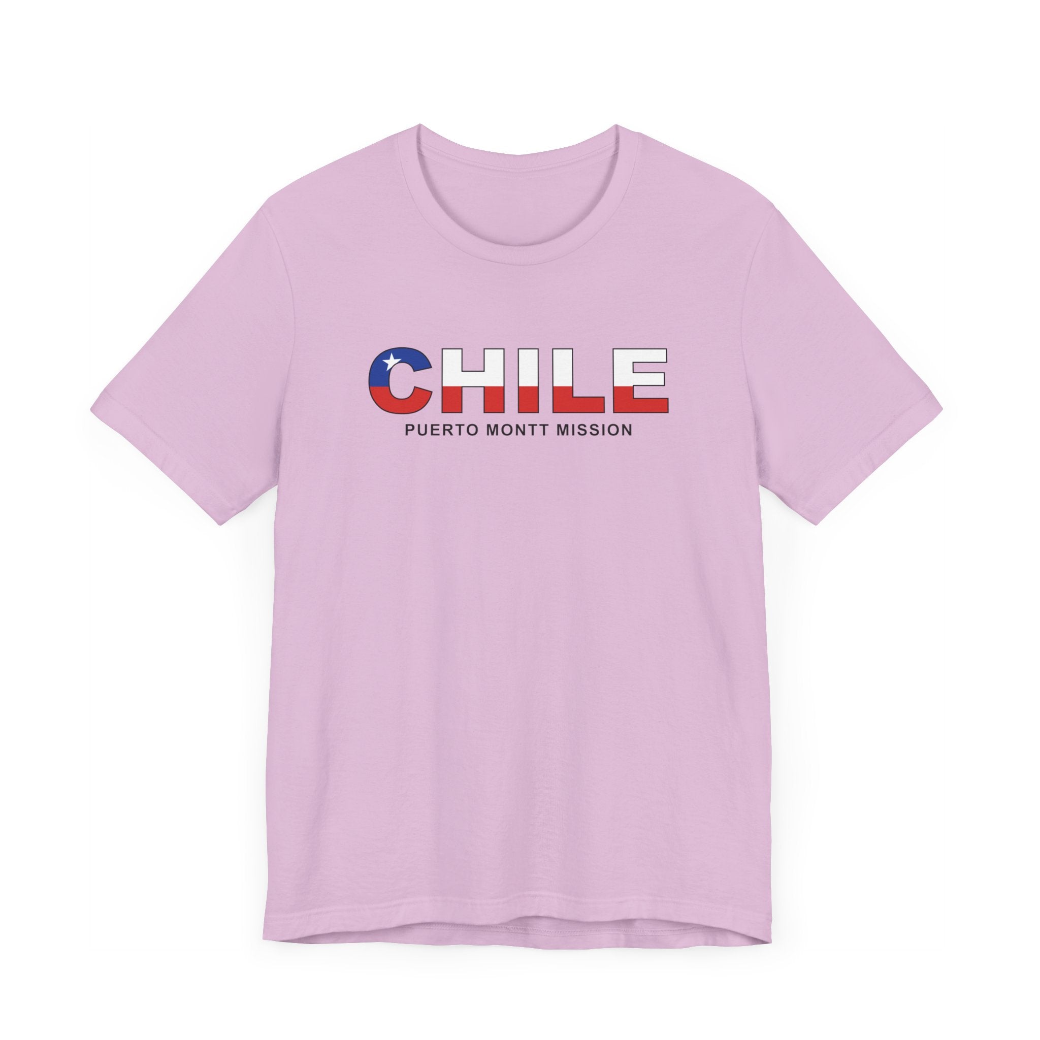 Chile Puerto Montt Mission Flag Title T-shirt - Latter-Day Saint LDS Missionary Gift - Book of Mormon