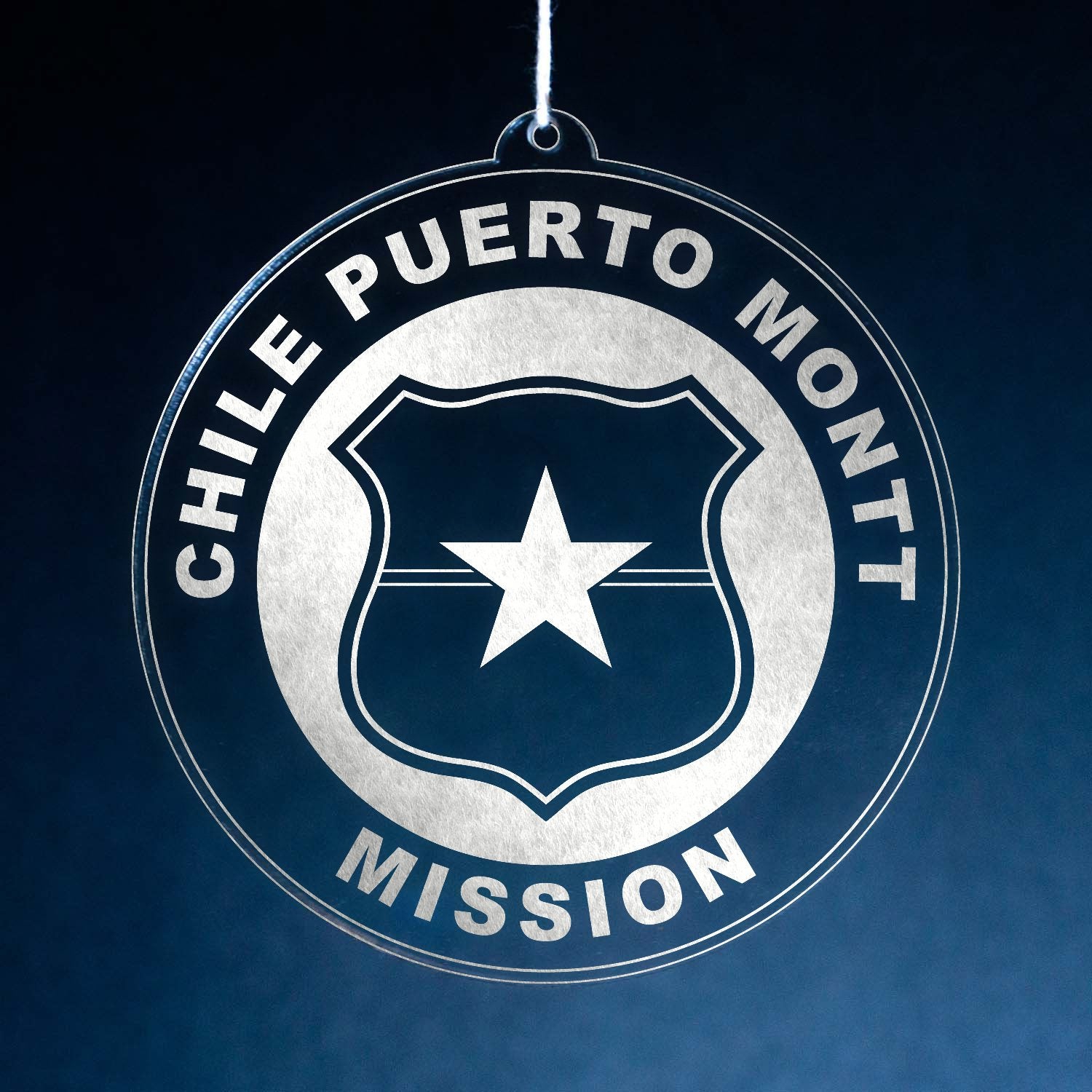 LDS Chile Puerto Montt Mission Christmas Ornament