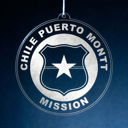 LDS Chile Puerto Montt Mission Christmas Ornament