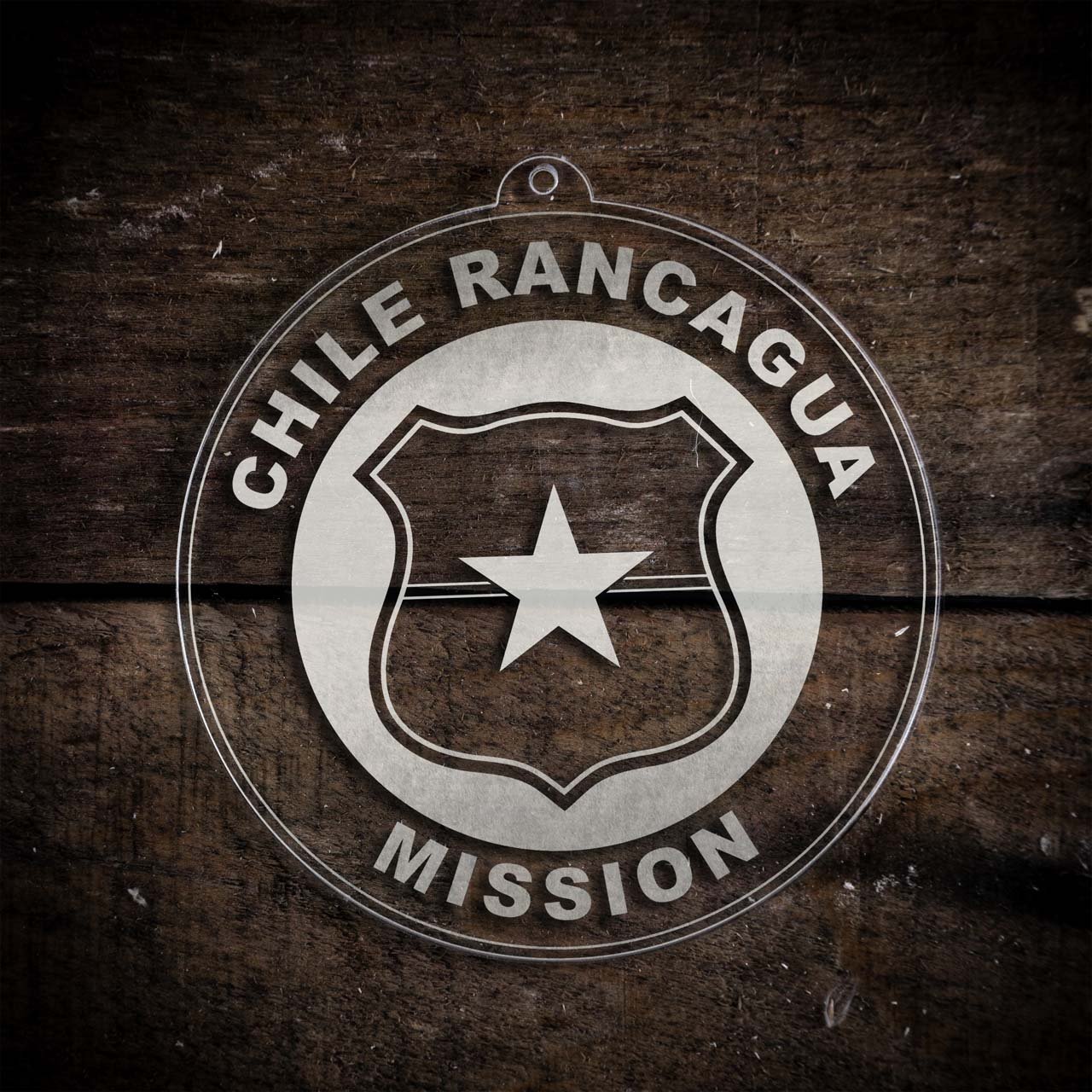 Chile Rancagua Mission Christmas Ornament - Latter-Day Saint LDS Missionary Gift - Book of Mormon