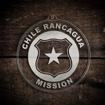 Chile Rancagua Mission Christmas Ornament - Latter-Day Saint LDS Missionary Gift - Book of Mormon