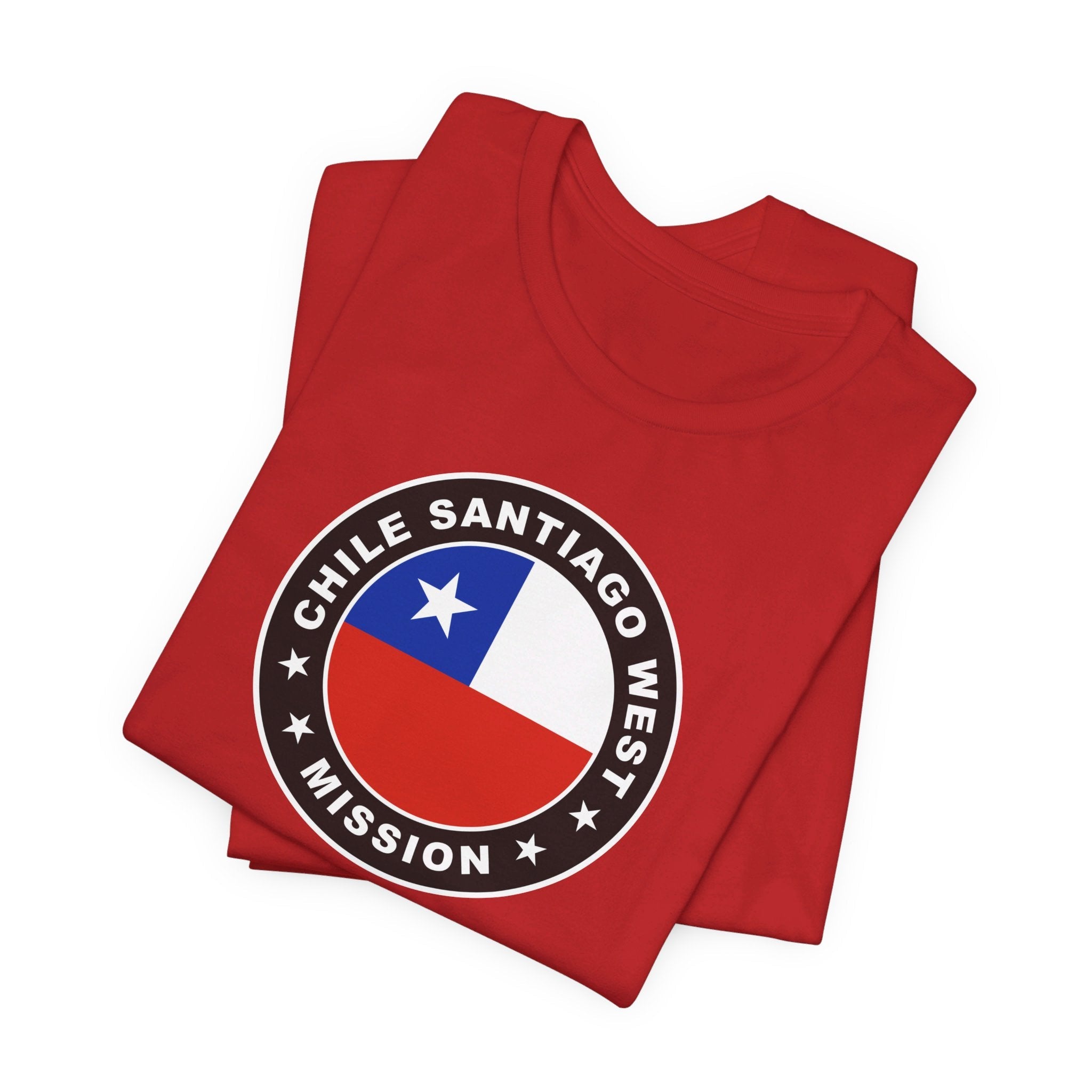 Chile Vina del Mar Mission Circular Flag T-shirt - Latter-Day Saint LDS Missionary Gift - Book of Mormon