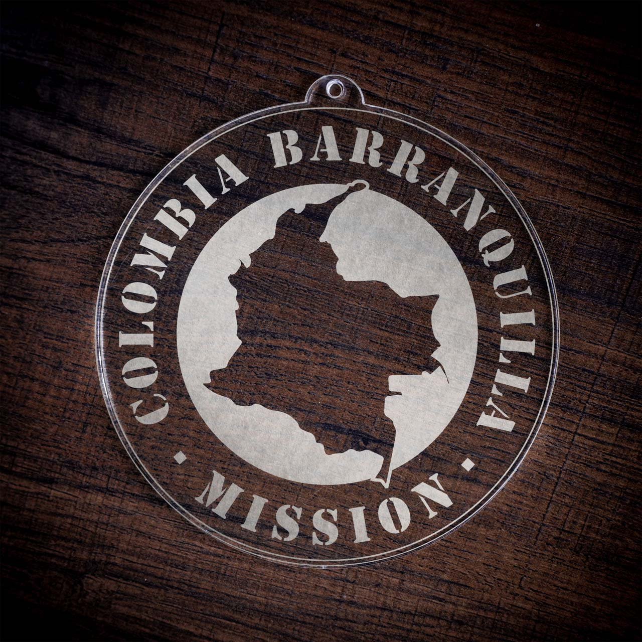 Colombia Barranquilla Mission Christmas Ornament - Latter-Day Saint LDS Missionary Gift - Book of Mormon