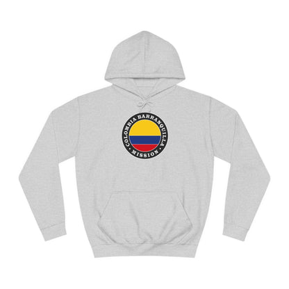 Colombia Barranquilla Mission Flag Logo (Black Border) College Hoodie - Latter-Day Saint LDS Missionary Gift - Book of Mormon