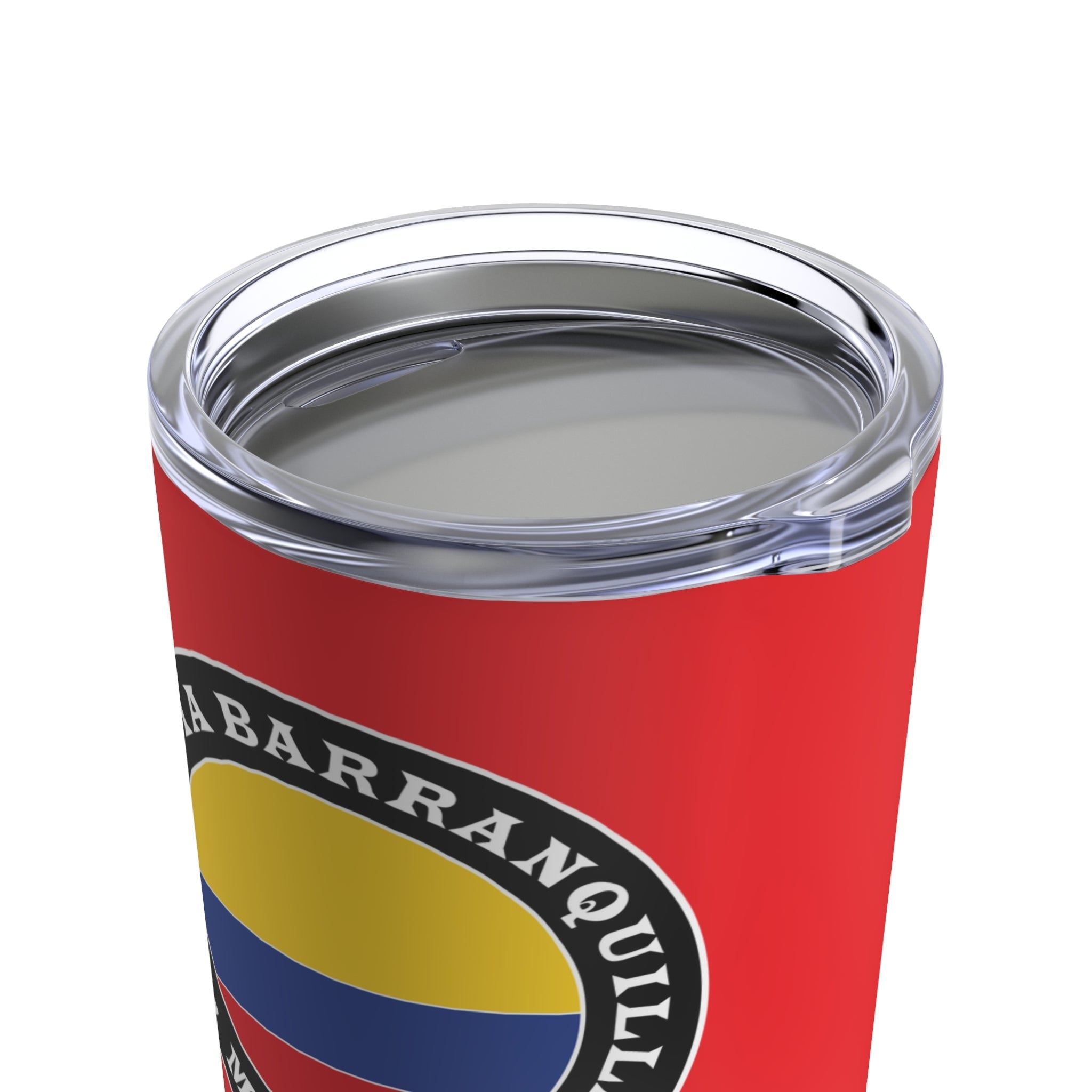 Colombia Barranquilla Mission Flag Logo Tumbler 20oz Red - Latter-Day Saint LDS Missionary Gift - Book of Mormon