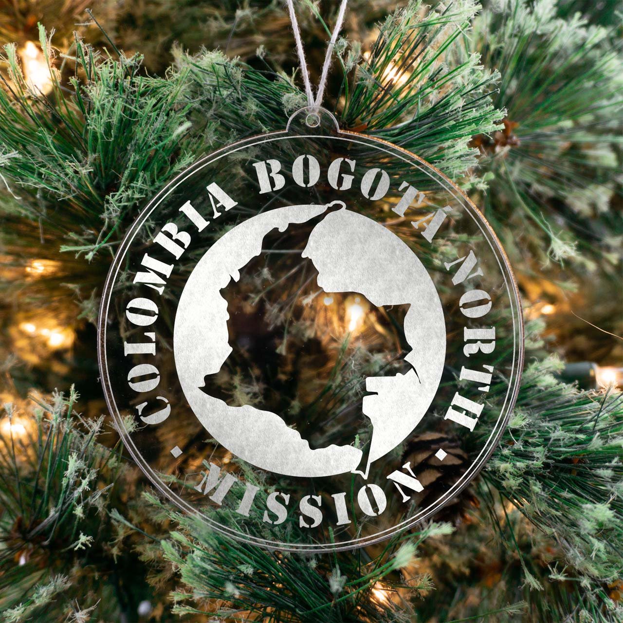 Colombia Bogota North Mission Christmas Ornament - Latter-Day Saint LDS Missionary Gift - Book of Mormon