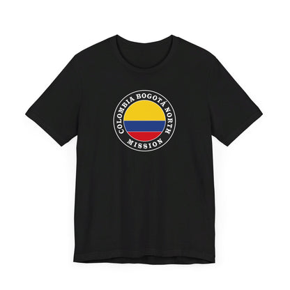 Colombia Bogota North Mission Circular Flag T-shirt - Latter-Day Saint LDS Missionary Gift - Book of Mormon