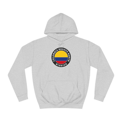 Colombia Bogota North Mission Flag Logo (Black Border) College Hoodie