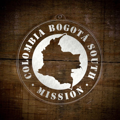 Colombia Bogota South Mission Christmas Ornament - Latter-Day Saint LDS Missionary Gift - Book of Mormon