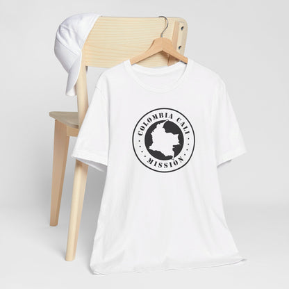 Colombia Cali Mission Circular Monochrome Logo T-Shirt - Latter-Day Saint LDS Missionary Gift - Book of Mormon