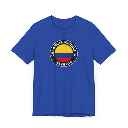 Colombia Medellin Mission Circular Flag T-shirt - Latter-Day Saint LDS Missionary Gift - Book of Mormon