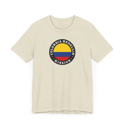 Colombia Medellin Mission Circular Flag T-shirt - Latter-Day Saint LDS Missionary Gift - Book of Mormon