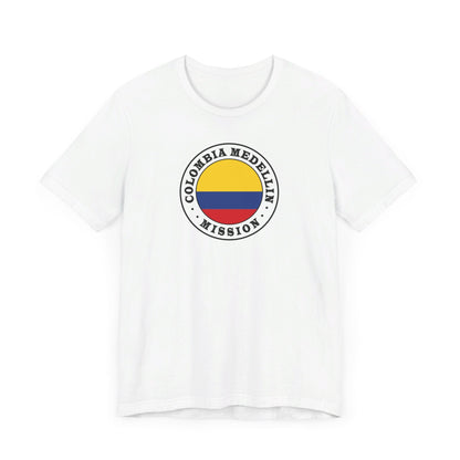 Colombia Medellin Mission Circular Flag T-shirt - Latter-Day Saint LDS Missionary Gift - Book of Mormon